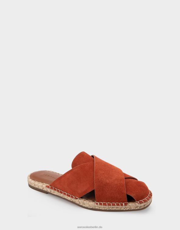Frauen Aerosoles Espadrille-Slide aus Brandy-Wildleder 20T68281