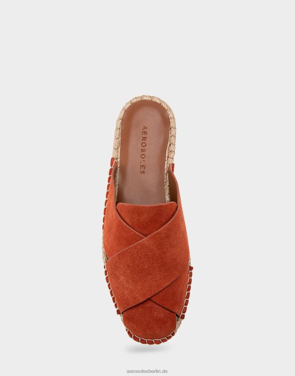 Frauen Aerosoles Espadrille-Slide aus Brandy-Wildleder 20T68281