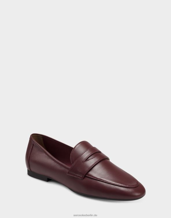 Frauen Aerosoles Loafer aus bordeauxfarbenem Leder 20T68202