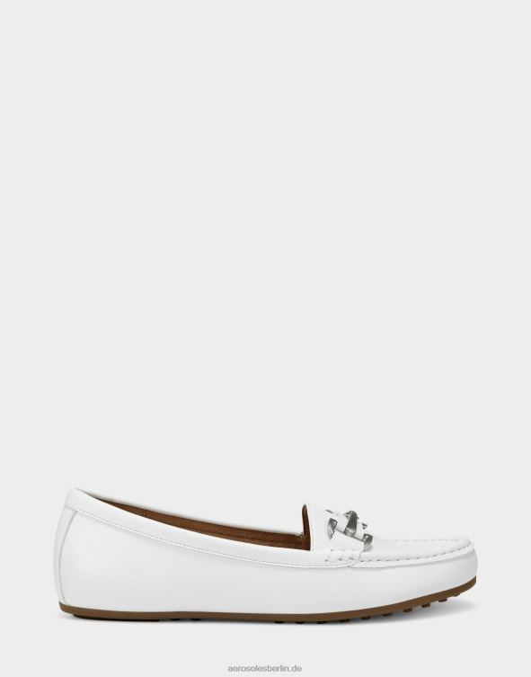 Frauen Aerosoles Loafer aus weißem Kunstleder 20T68198